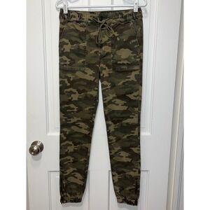 American Eagle Camo Joggers Womens 6 Green Camouflage Ne(x)t Level Stretch Pants